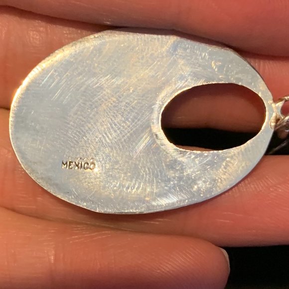 Cute Moda Designs Abalone and Silver Drop Earrings - Picture 4 of 4